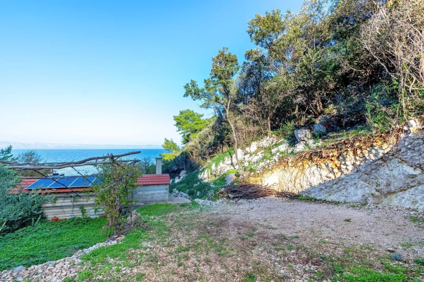 House Hidden Bay-One Bedroom Cottage with Terrace ans Sea View-Extérieur