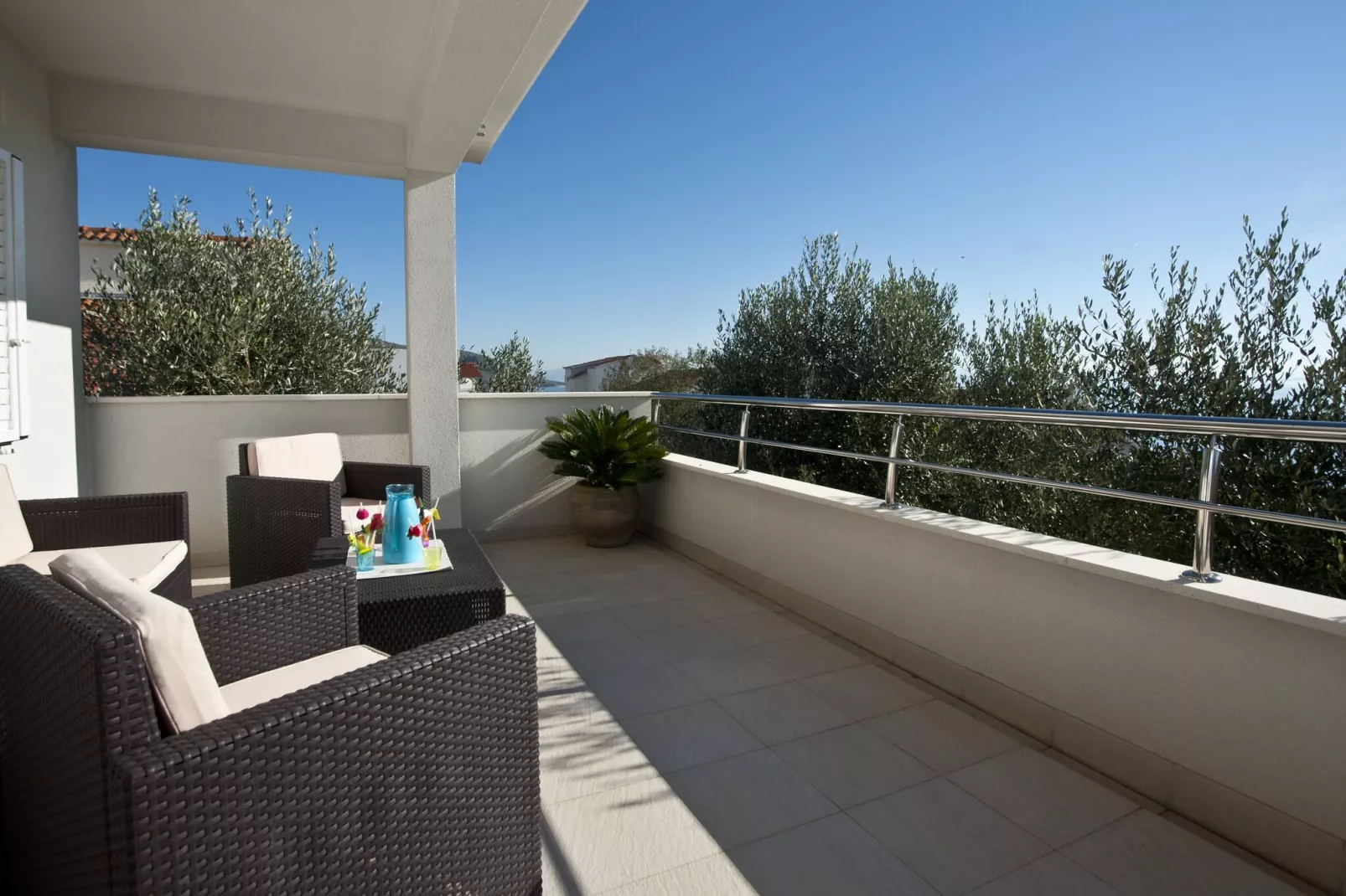 Holiday home  Ingrid - Four Bedroom Holiday Home with Pool-Terrasse
