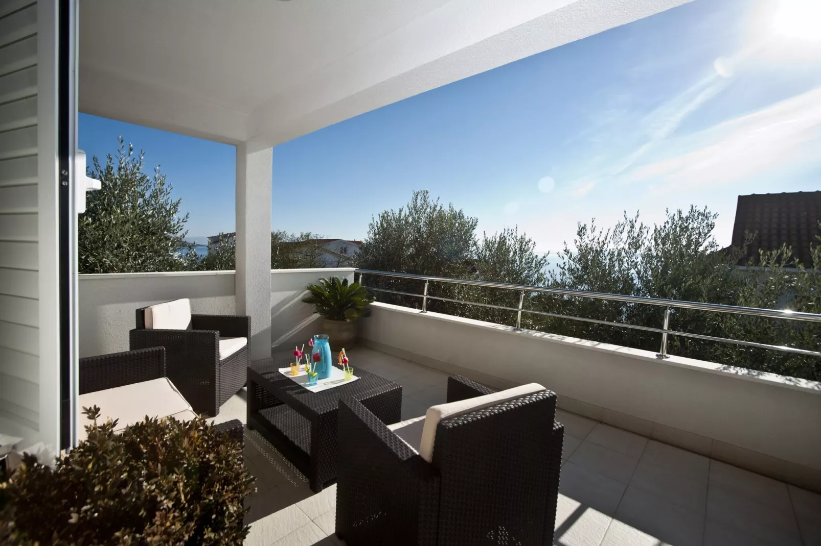 Holiday home  Ingrid - Four Bedroom Holiday Home with Pool-Terrasse