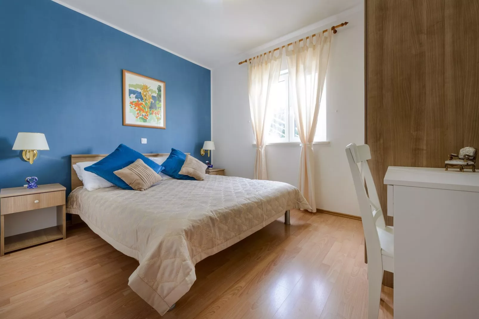 Apartments Maris-Superior One Bedroom Apartment  with Terrace and Sea view-Bedroom
