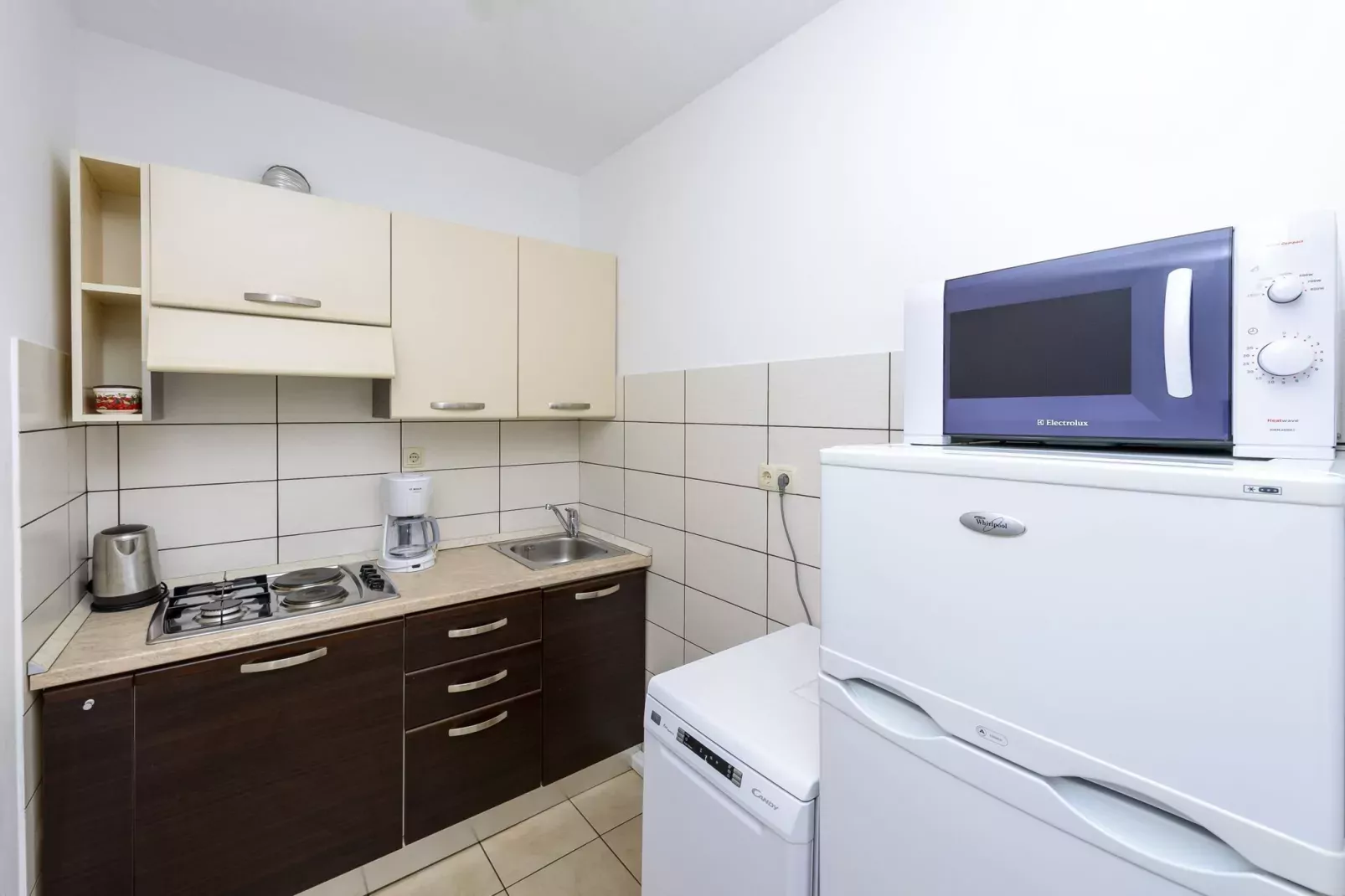Apartments Maris-Comfort One Bedroom Apartment  with Terrace and Sea view-Kitchen