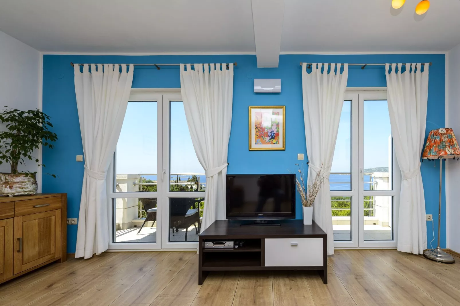 Apartments Maris-Comfort One Bedroom Apartment  with Terrace and Sea view-View
