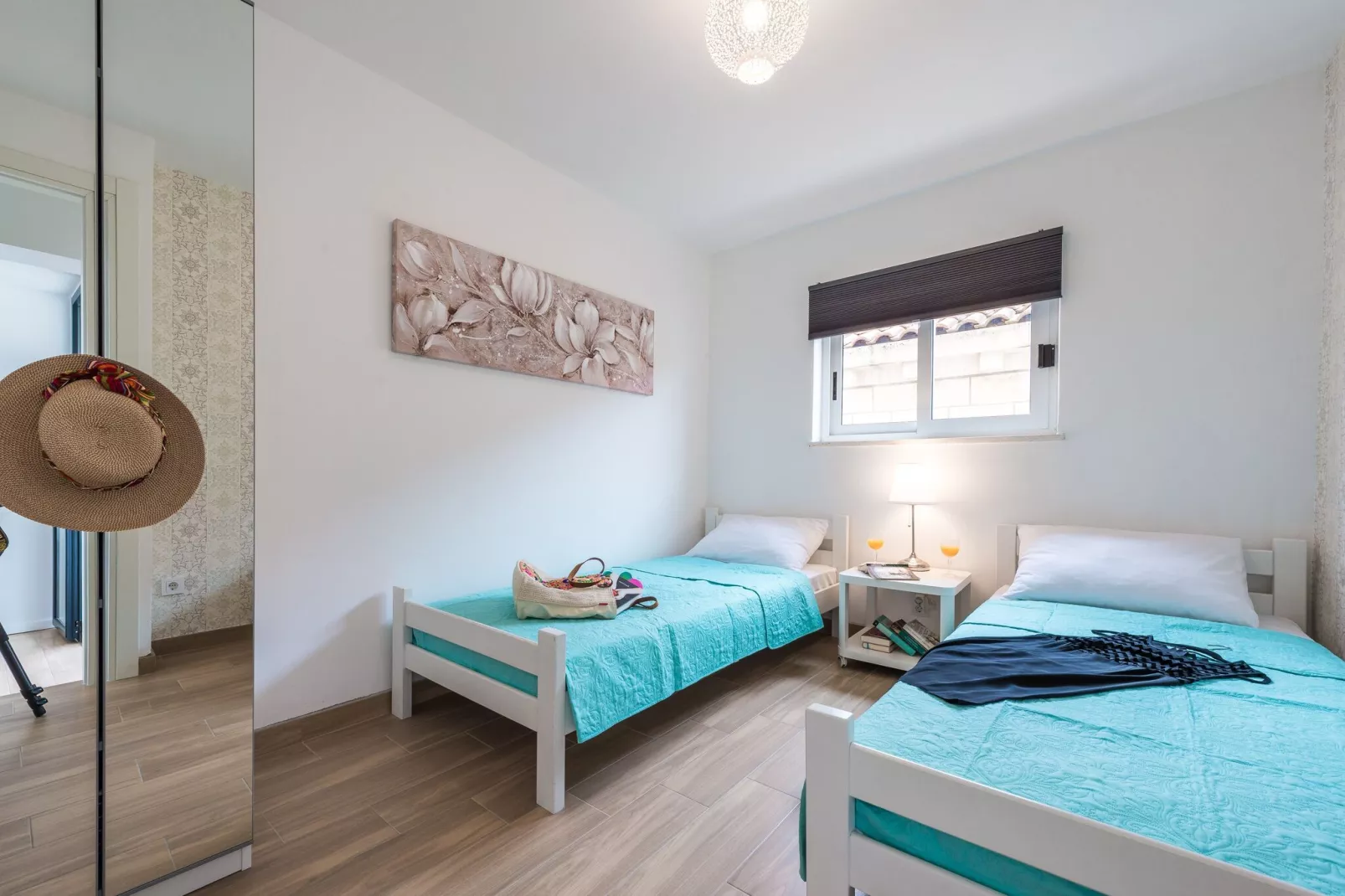 Apartments Maris-Two Bedroom Apartment with Terrace and Sea View-address Plat  21-Bedroom