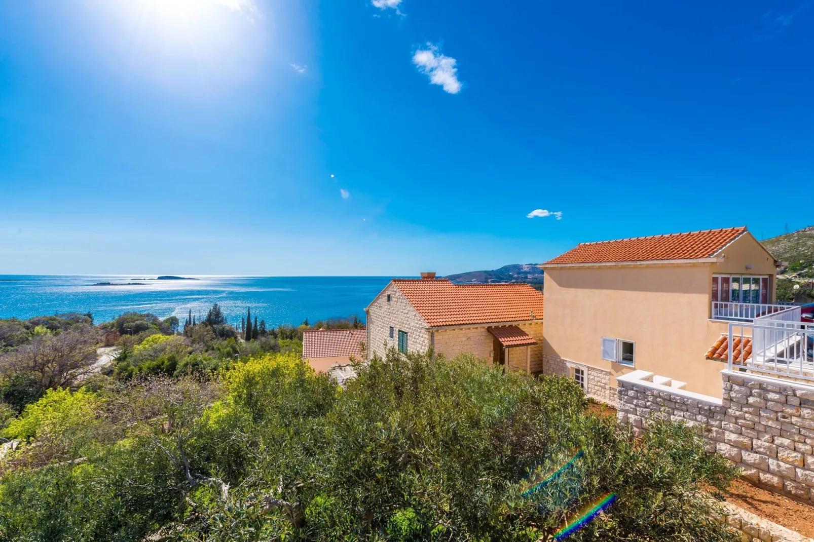 Apartments Maris-Two Bedroom Apartment with Terrace and Sea View-address Plat  21-Outdoor