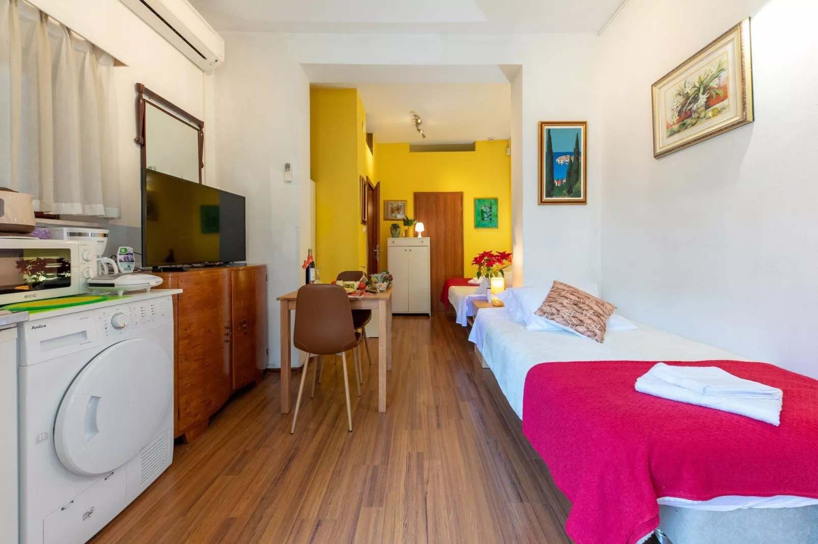 Apartments Studio Dubrovnik Beach Area-Studio Apartment-Bedroom