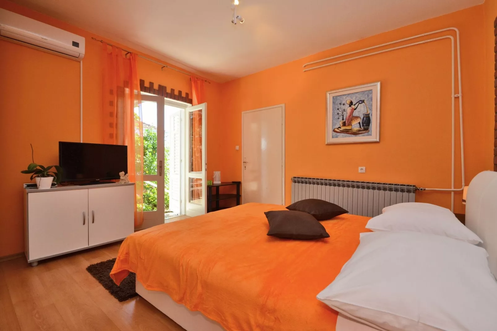 LaidBack Apartments - Two Bedroom Apartment with Terrace and Sea View (Paradise)-Bedroom