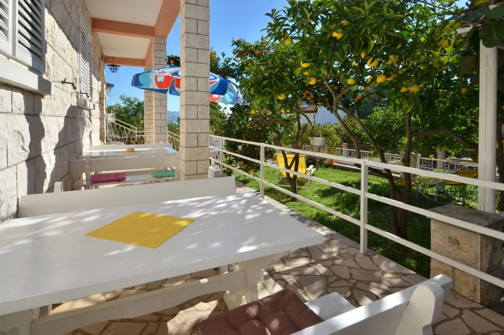 LaidBack Apartments - One Bedroom Apartment with Balcony and Sea View (Lavander)-Terrace