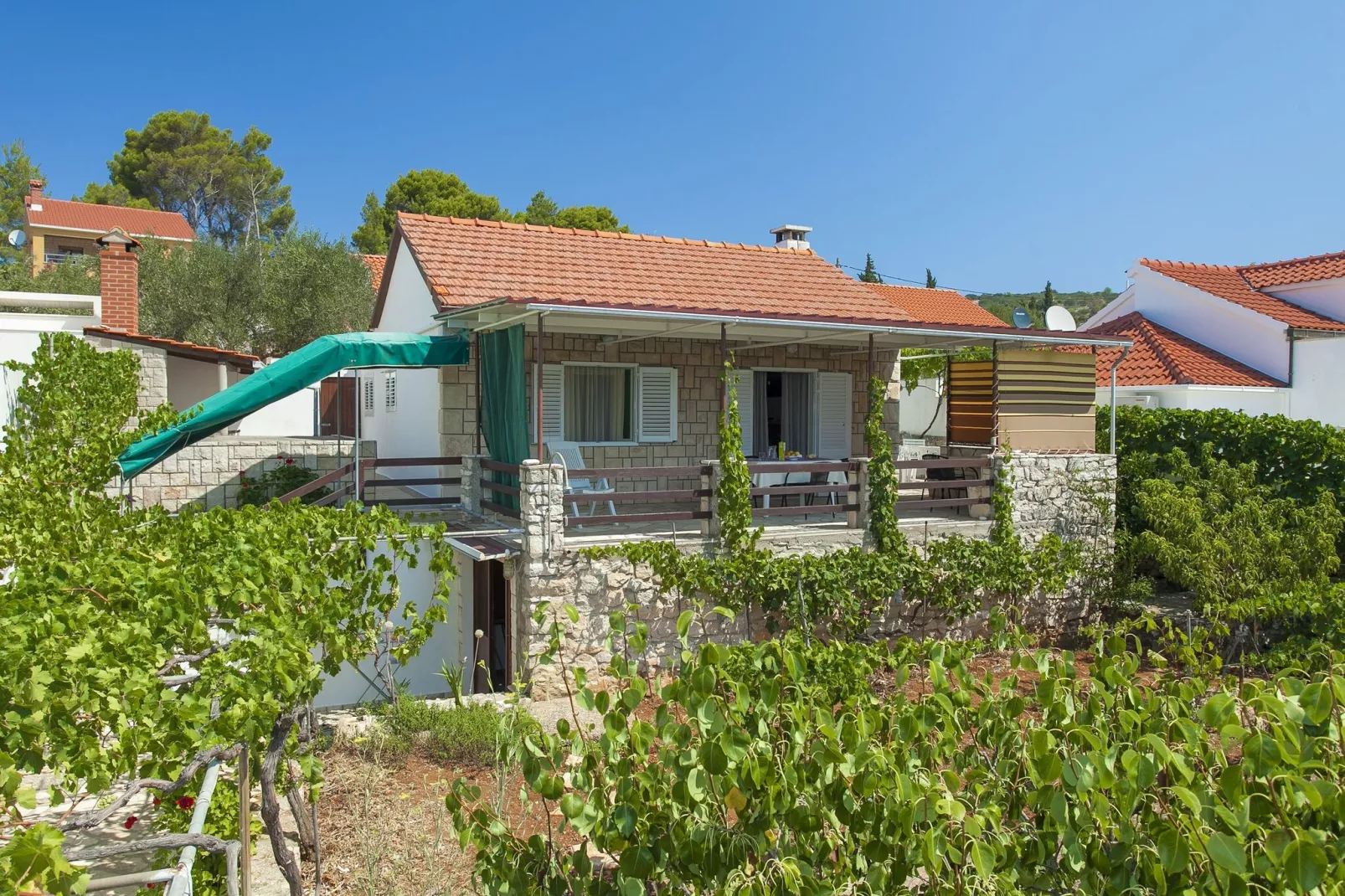 Holiday Home Neda-Three Bedroom Holiday Home with Terrace and Sea View-Extérieur
