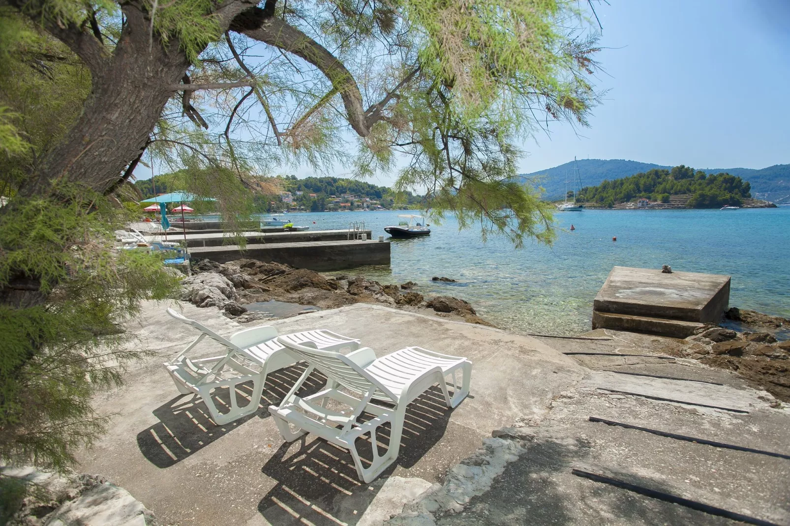 Holiday Home Neda-Three Bedroom Holiday Home with Terrace and Sea View-Extérieur