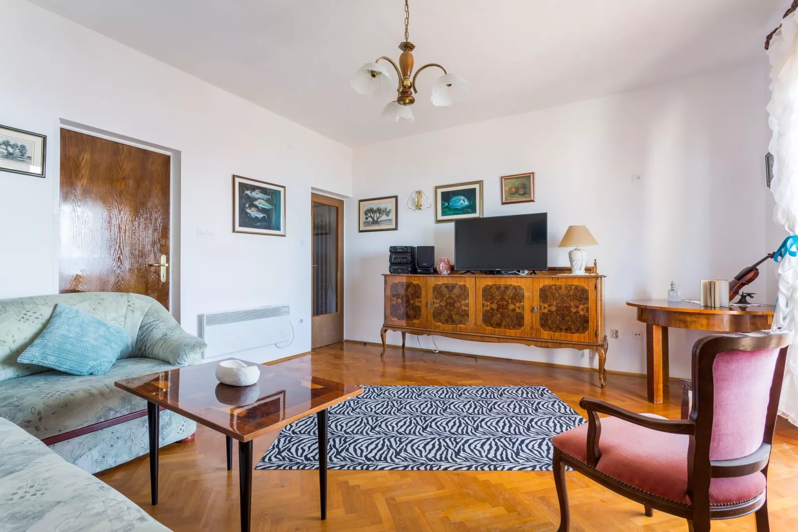 Apartments Sunrise ( Duilovo ) -Three Bedroom Apartment with Sea View  Terrace-Schlafzimmer