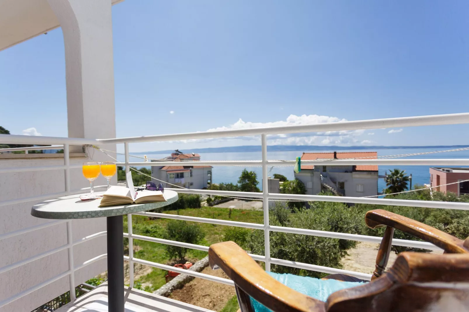 Apartments Sunrise ( Duilovo ) -Three Bedroom Apartment with Sea View  Terrace-Aussicht