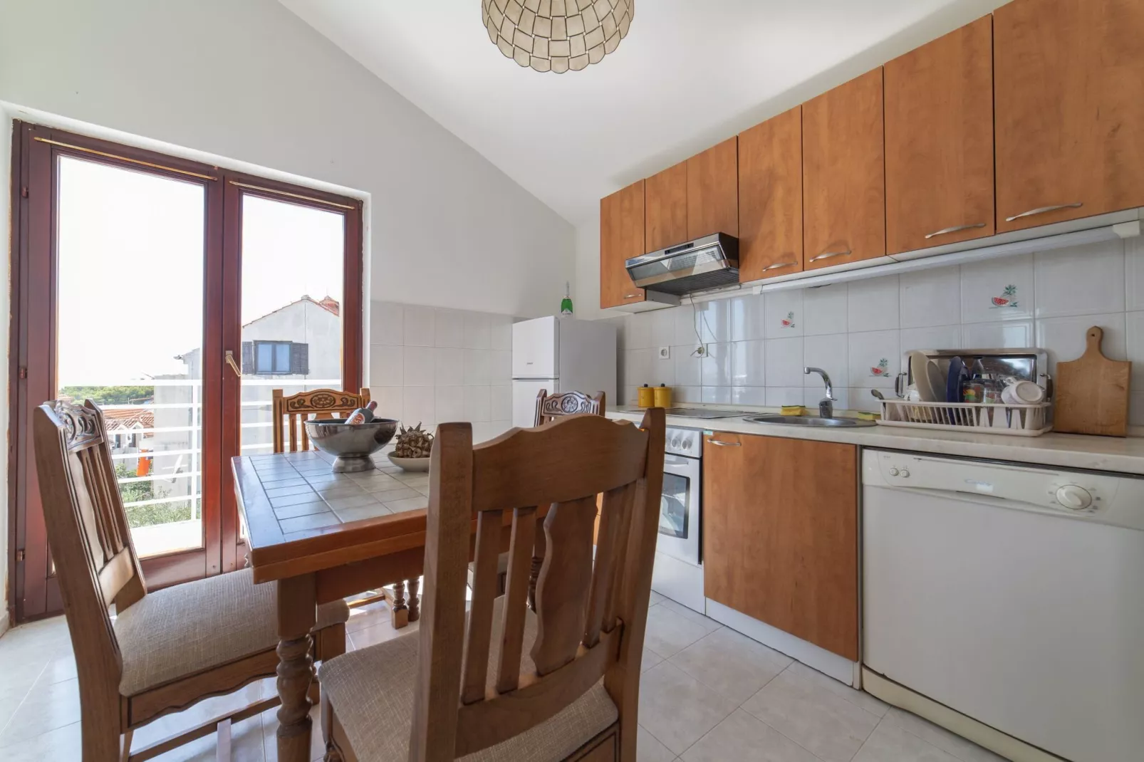 Apartments Sunrise ( Duilovo ) -Superior Three Bedroom Apartment with Sea View Terrace-Cuisine