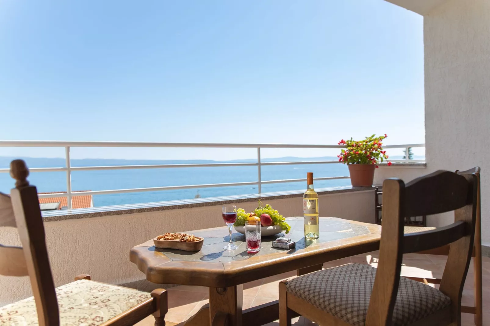 Apartments Sunrise ( Duilovo ) -Superior Three Bedroom Apartment with Sea View Terrace-Terrasse