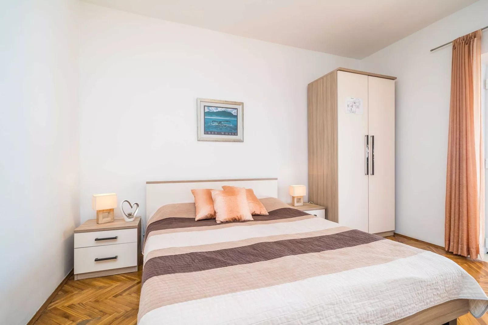 Apartments Marnic Blue Chill- Comfort Studio Apartment(S3)-Bedroom
