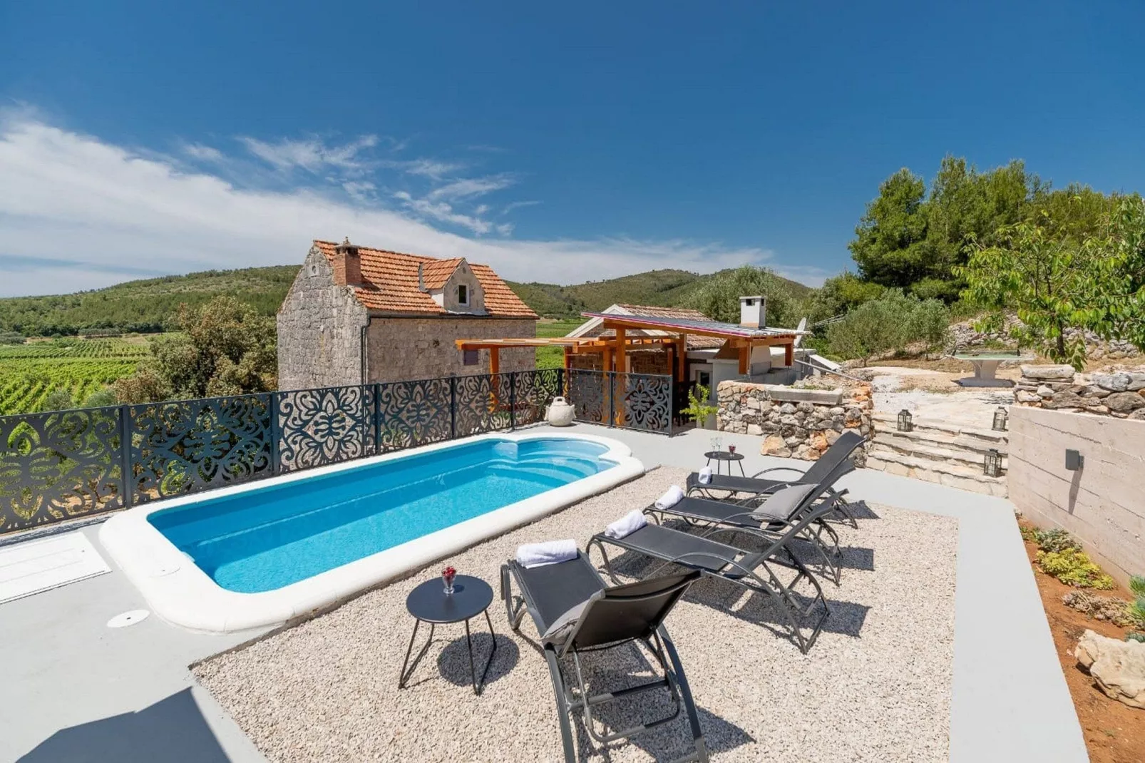 Stone House Prapatna-Two Bedroom Holiday Home with Swimming Pool-Pool