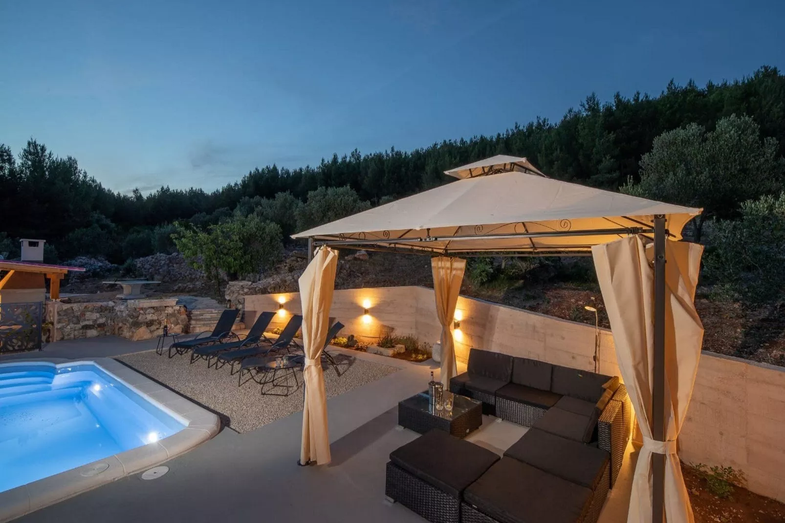 Stone House Prapatna-Two Bedroom Holiday Home with Swimming Pool-Pool
