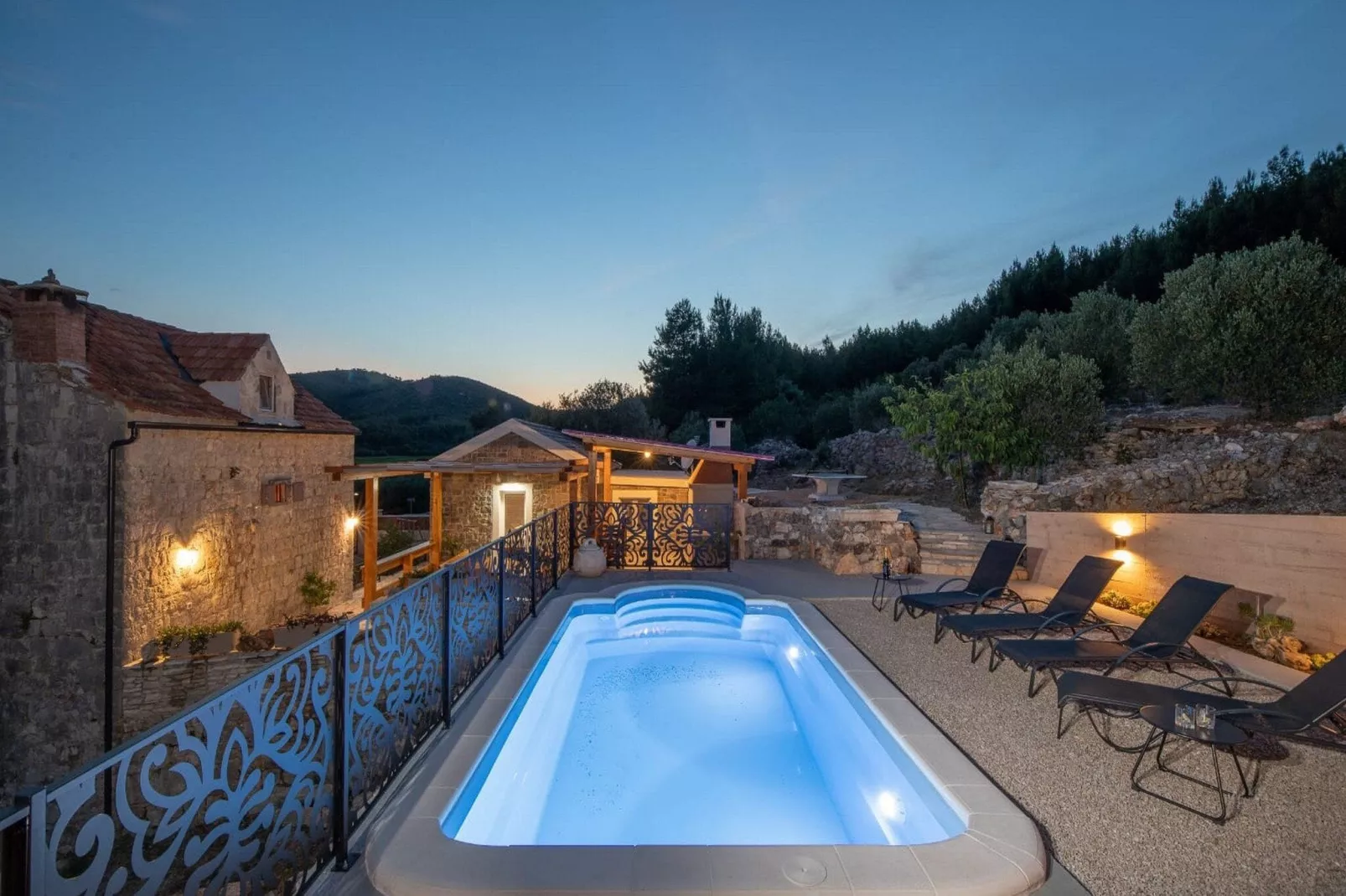 Stone House Prapatna-Two Bedroom Holiday Home with Swimming Pool-Pool