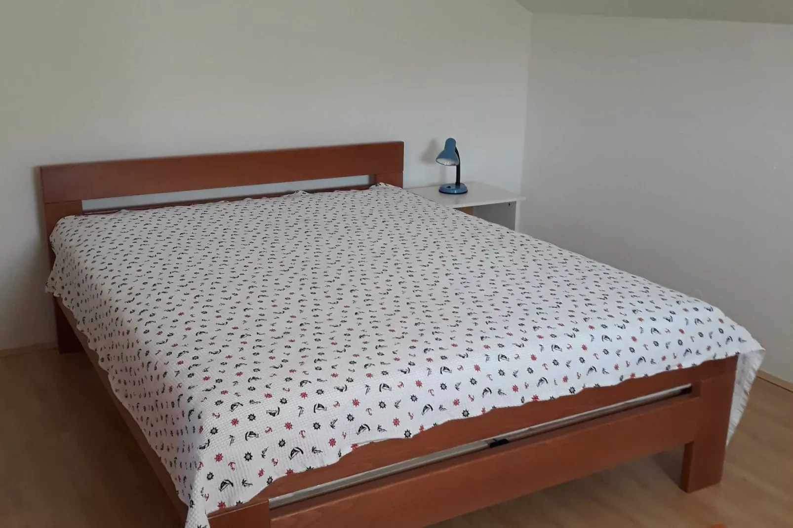 Apartment Luna - One Bedroom Apartment with Terrace and Sea View (Molunat)-Bedroom