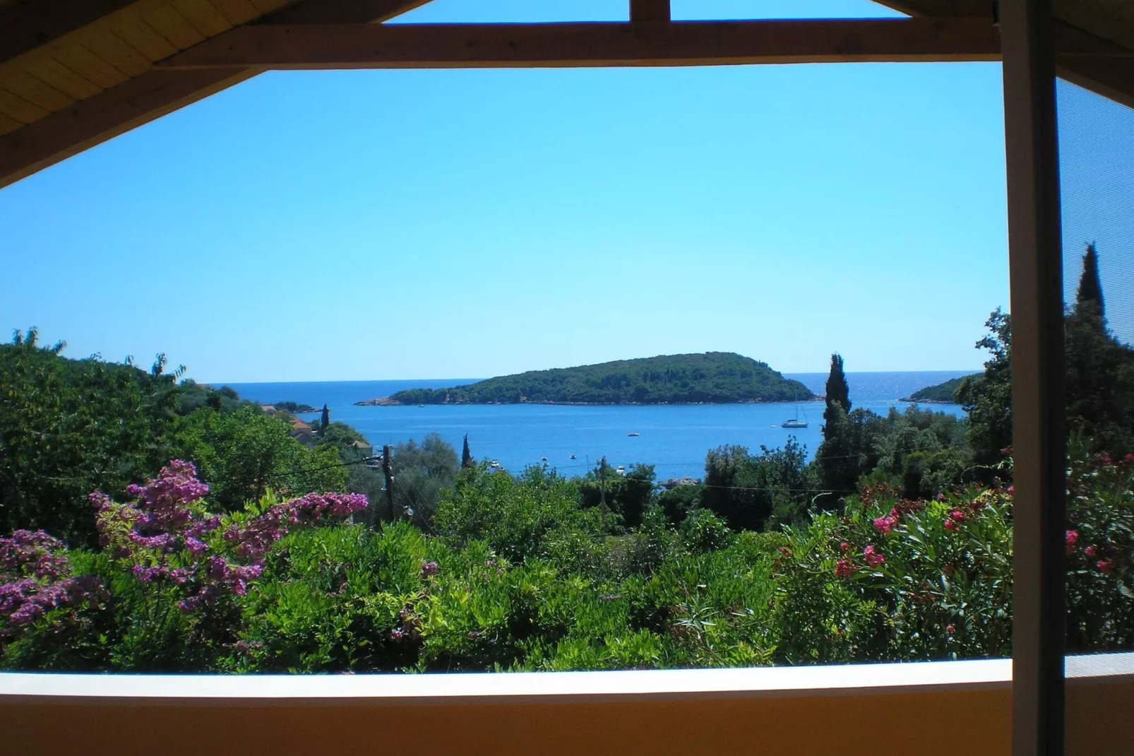 Apartment Luna - One Bedroom Apartment with Terrace and Sea View (Molunat)-Terrace