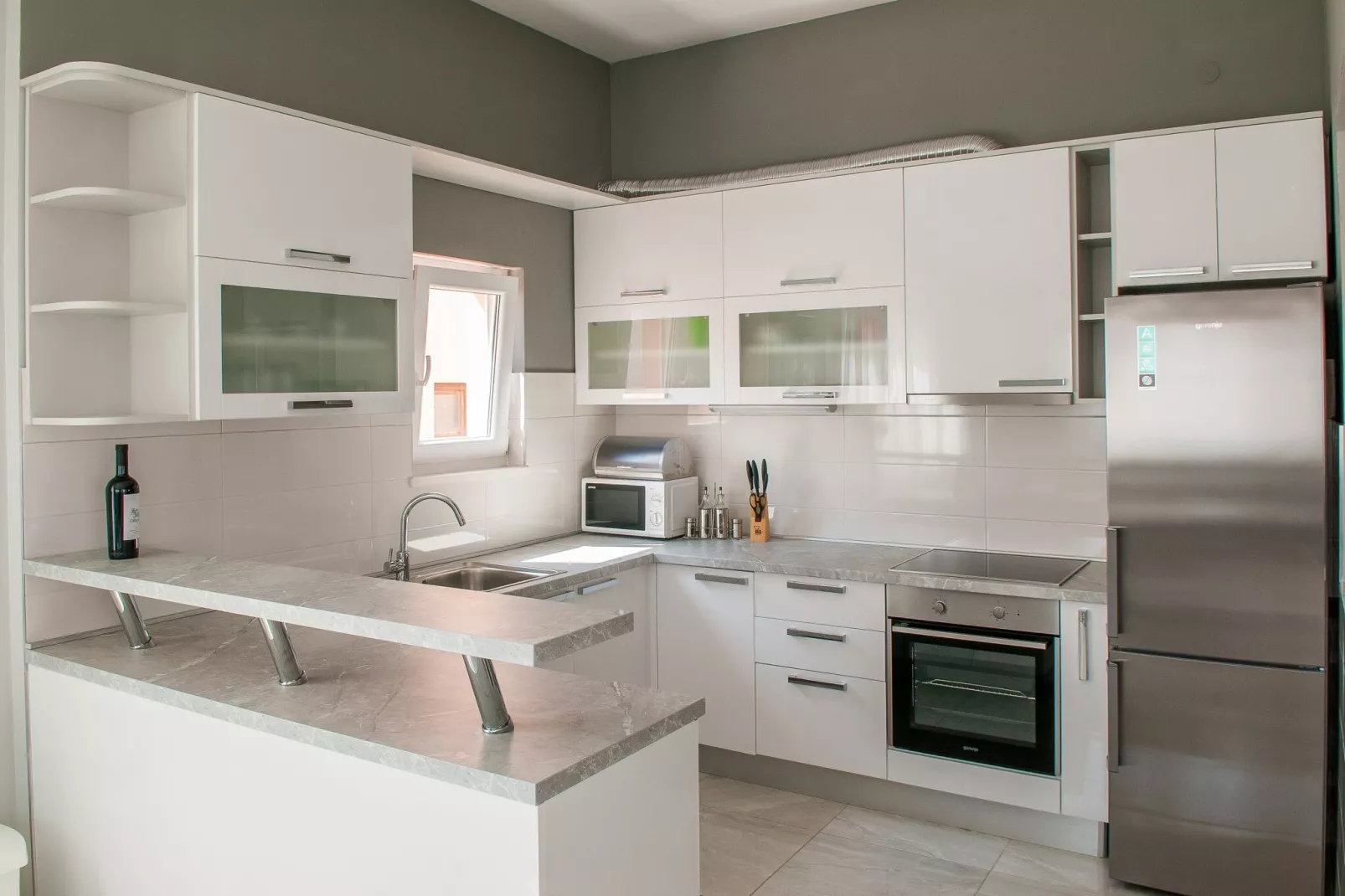 Apartments Anita-Luxury Three Bedroom Apartment with Terrace-Cuisine