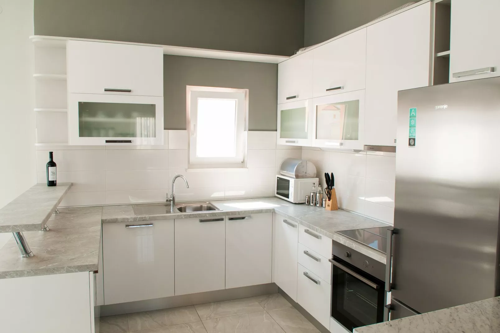 Apartments Anita-Luxury Three Bedroom Apartment with Terrace-Cuisine