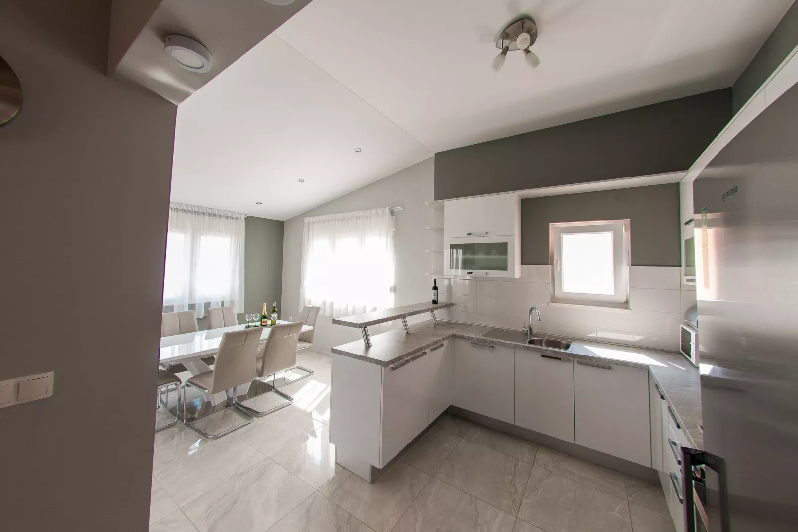 Apartments Anita-Luxury Three Bedroom Apartment with Terrace-Cuisine