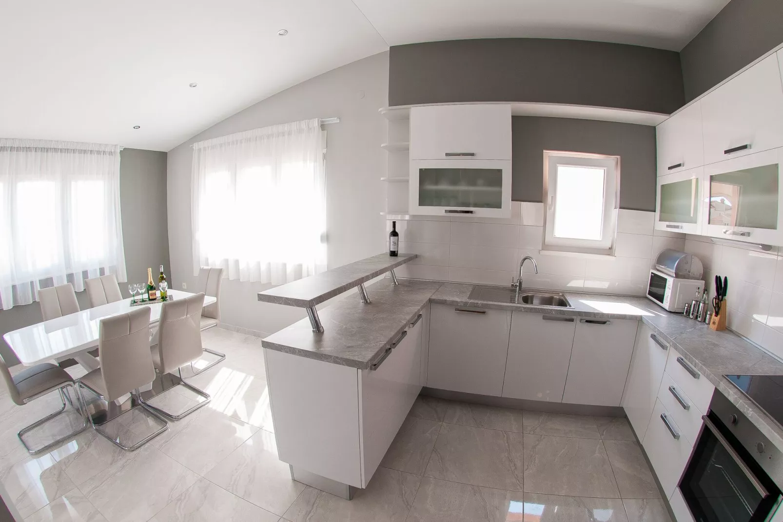Apartments Anita-Luxury Three Bedroom Apartment with Terrace-Cuisine