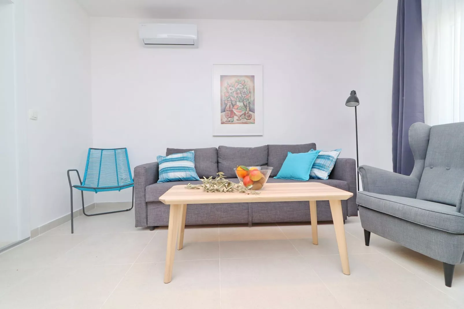 Holiday Home Rosemary-Three Bedroom Holiday Home with Terrace and Partial Sea View-Salon