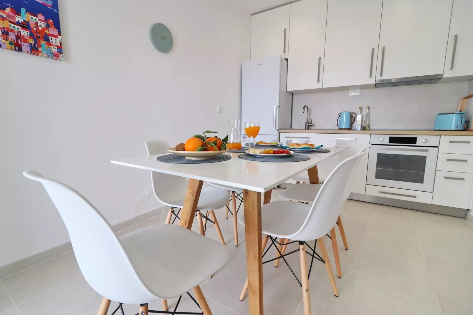 Holiday Home Rosemary-Three Bedroom Holiday Home with Terrace and Partial Sea View-Cuisine