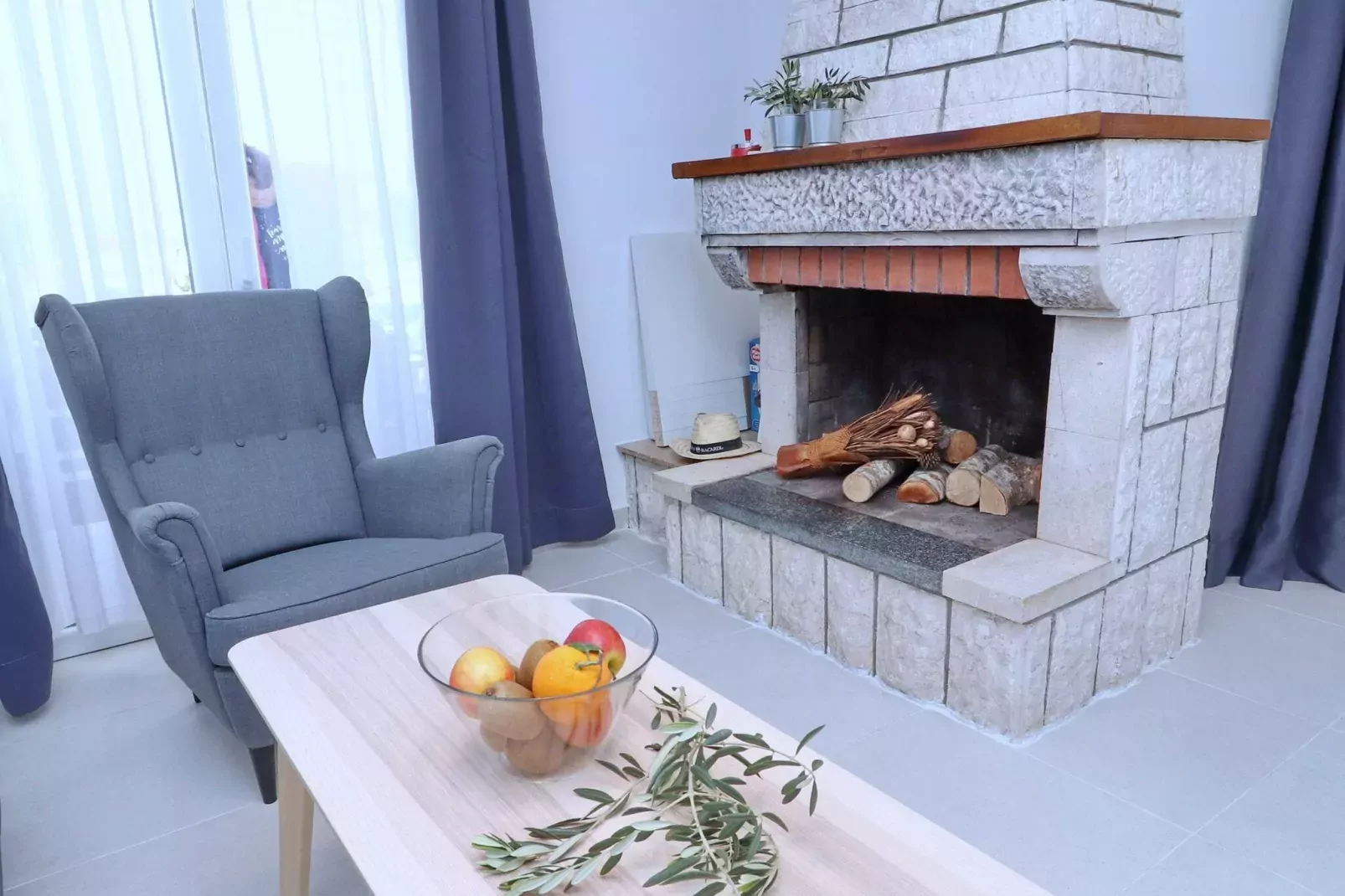 Holiday Home Rosemary-Three Bedroom Holiday Home with Terrace and Partial Sea View-Intérieur
