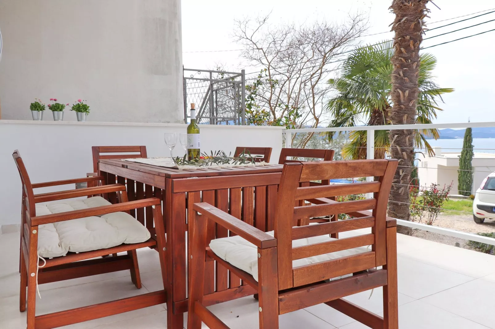 Holiday Home Rosemary-Three Bedroom Holiday Home with Terrace and Partial Sea View-Terrasse