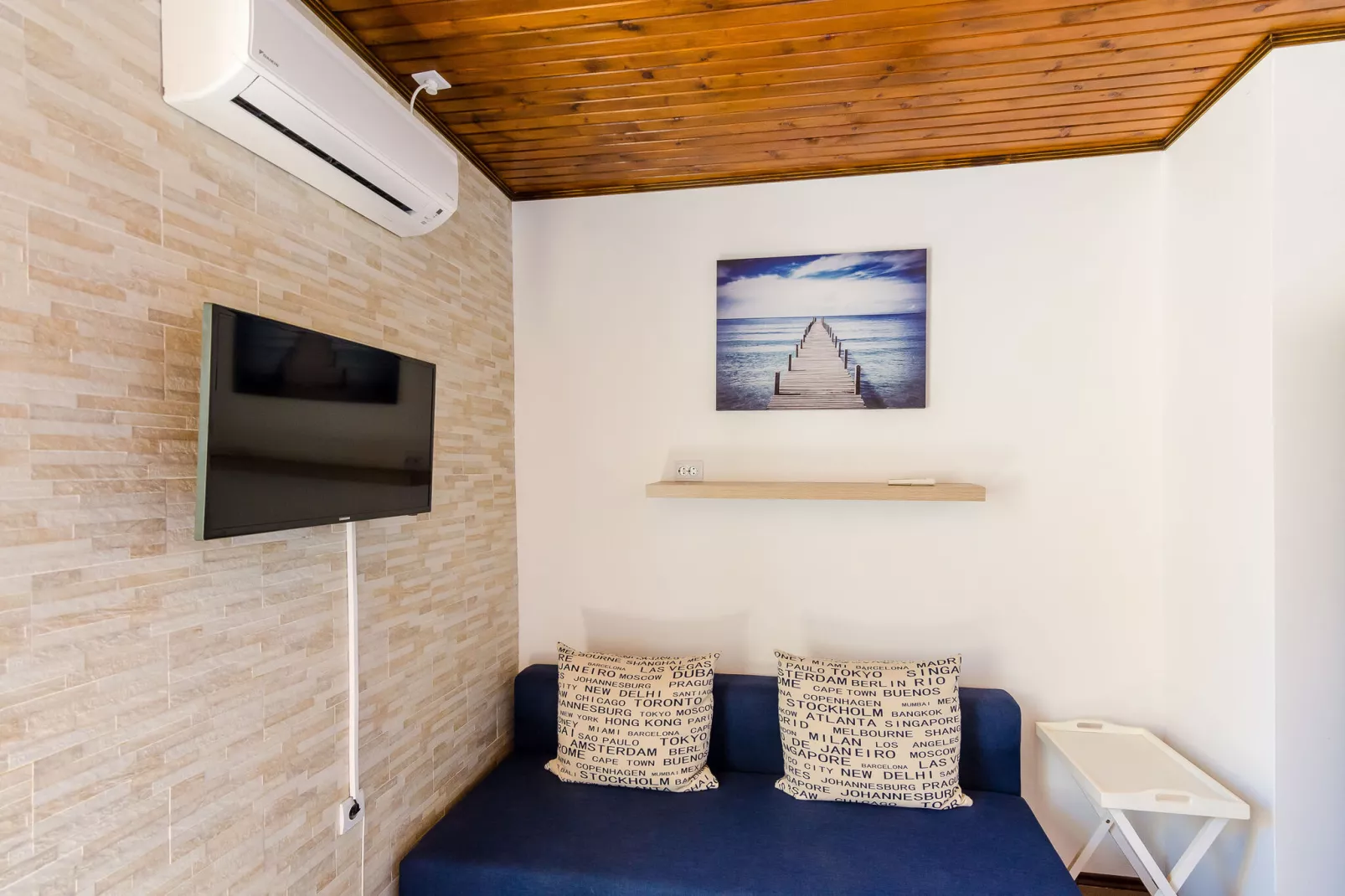 Rooms City Central Old Town - Triple Rom with Sea View-Schlafzimmer