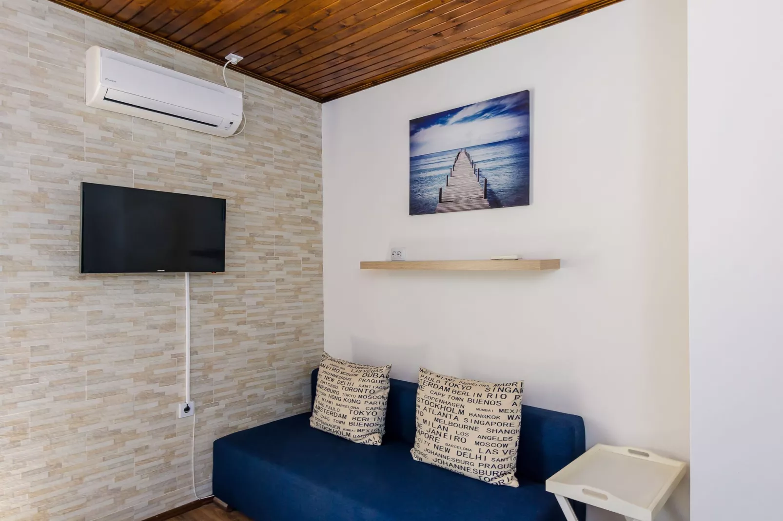 Rooms City Central Old Town - Triple Rom with Sea View-Schlafzimmer