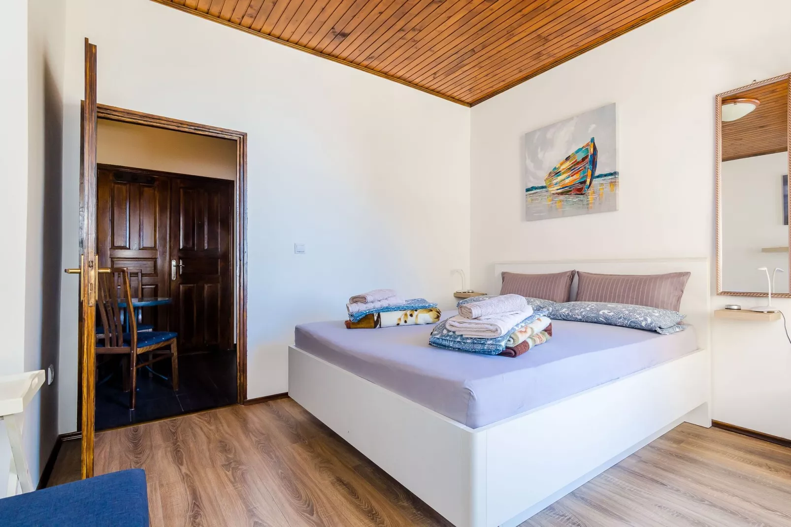 Rooms City Central Old Town - Triple Rom with Sea View-Schlafzimmer