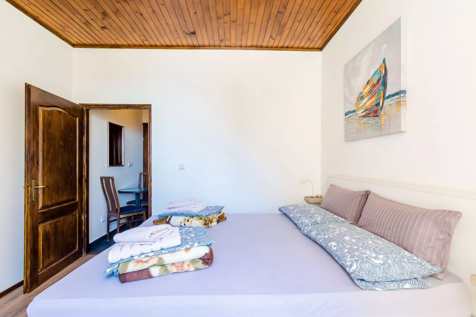 Rooms City Central Old Town - Triple Rom with Sea View-Schlafzimmer