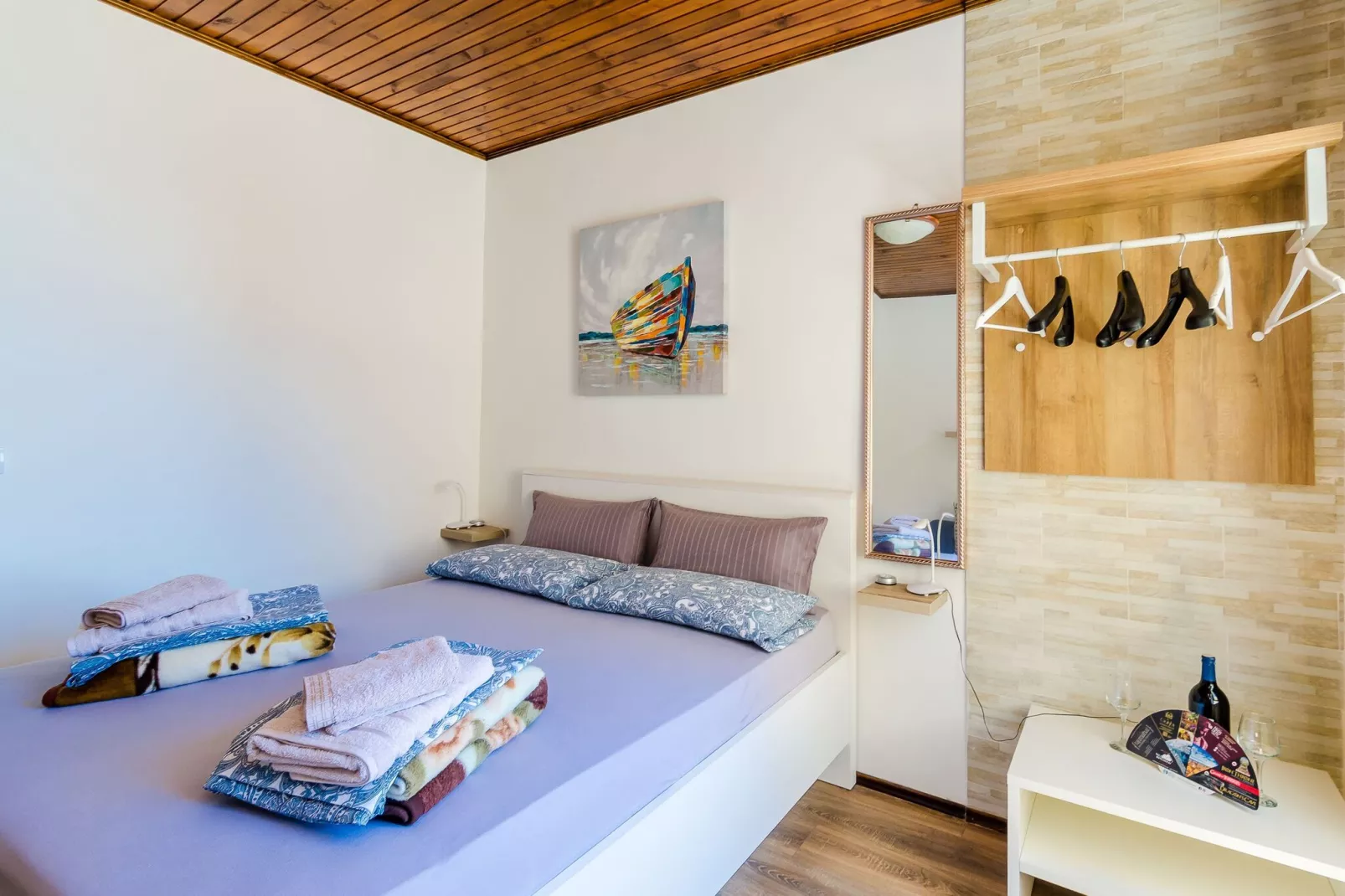Rooms City Central Old Town - Triple Rom with Sea View-Schlafzimmer