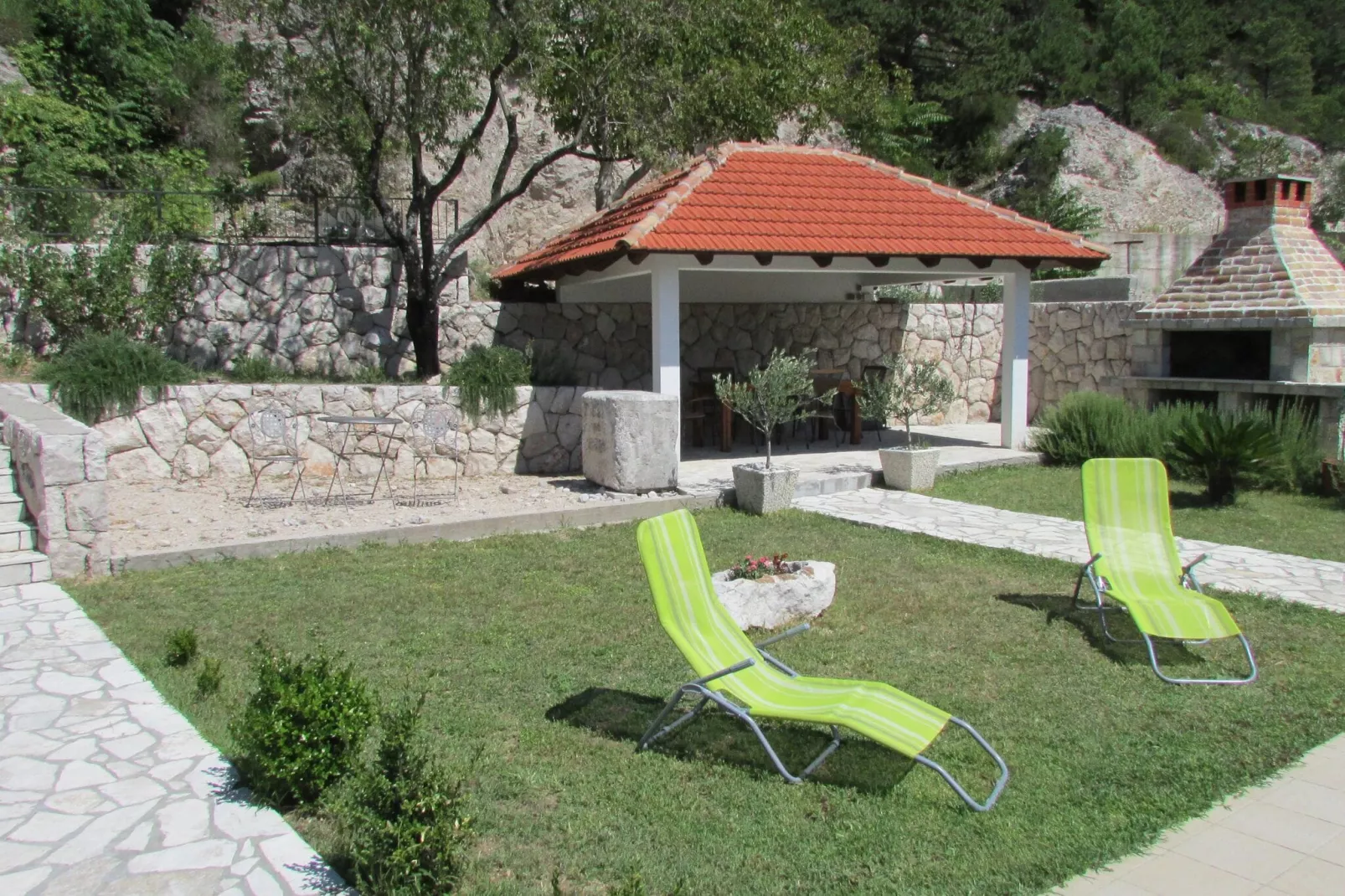 Holiday Home Stari Zoganj - Two Bedroom Holiday Home with Terrace and Swimming Pool-Terrasse