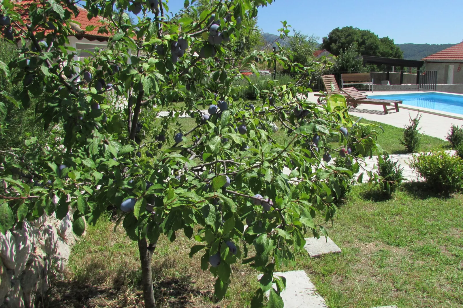 Holiday Home Stari Zoganj - Two Bedroom Holiday Home with Terrace and Swimming Pool-Terrasse