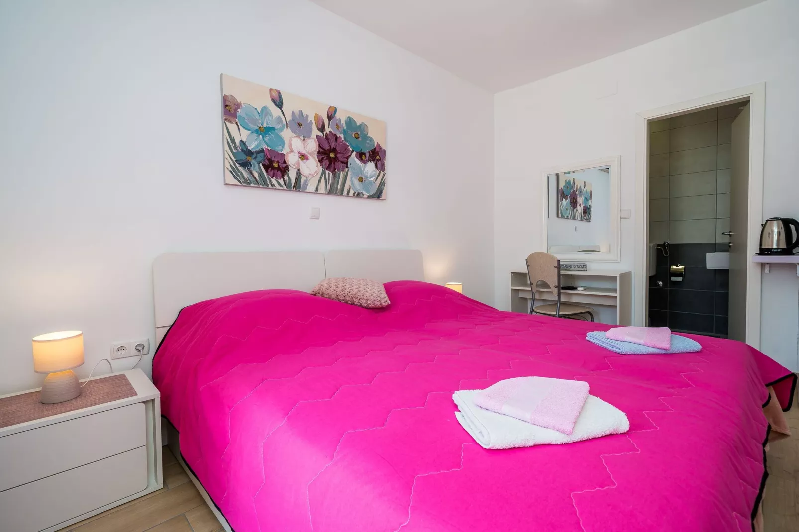 Villa Marija-Twin room with Kitchen and Terrace-4-Bedroom