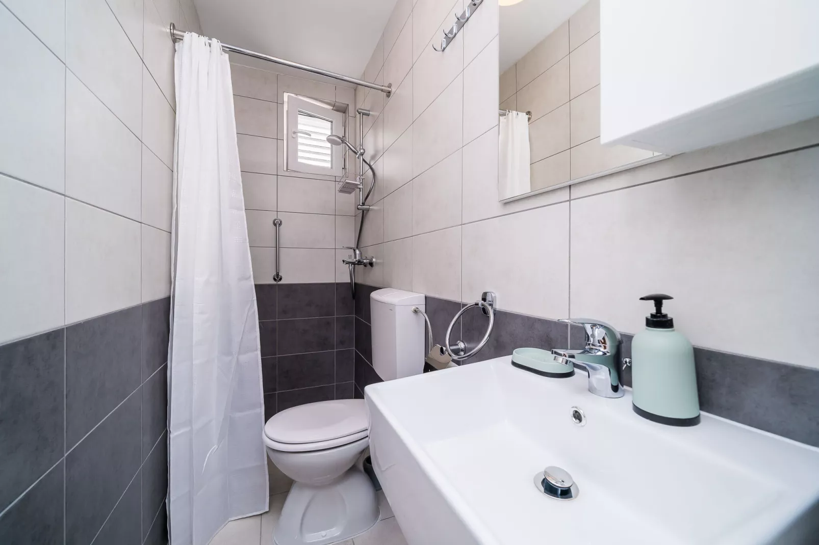 Villa Marija-Double room with Kitchen and Terrace-6-Bathroom