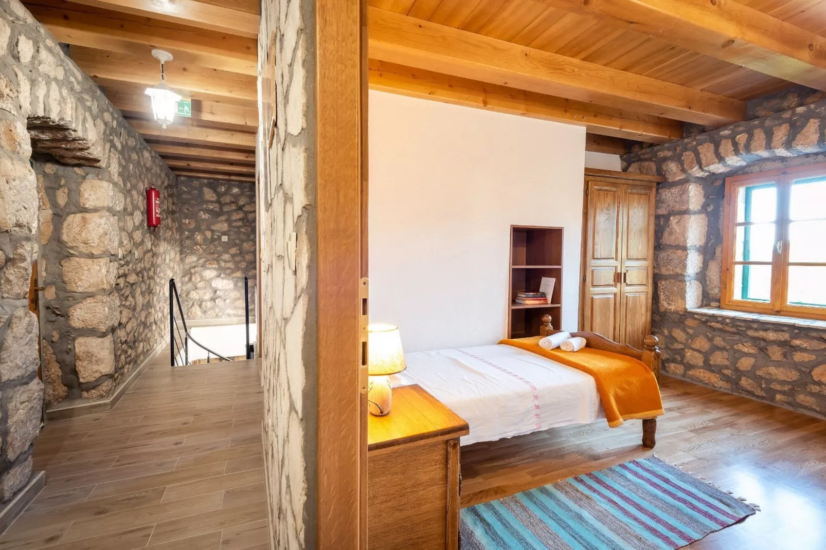 Villa Lazini Dvori - Two Bedroom Stone House Villa with Private Pool-Bedroom