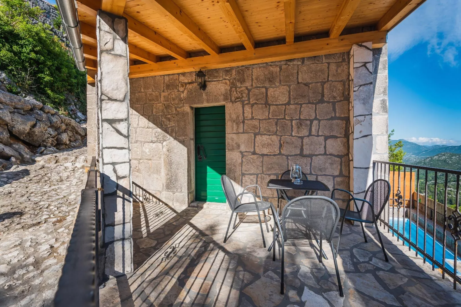 Villa Lazini Dvori - Two Bedroom Stone House Villa with Private Pool-Outdoor