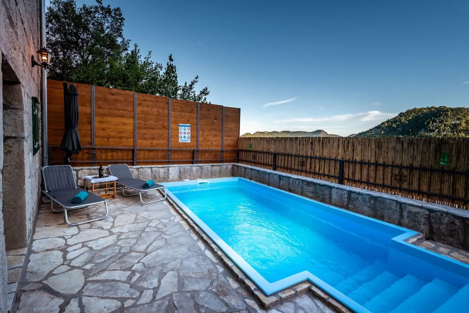 Villa Lazini Dvori - Two Bedroom Stone House Villa with Private Pool-Pool