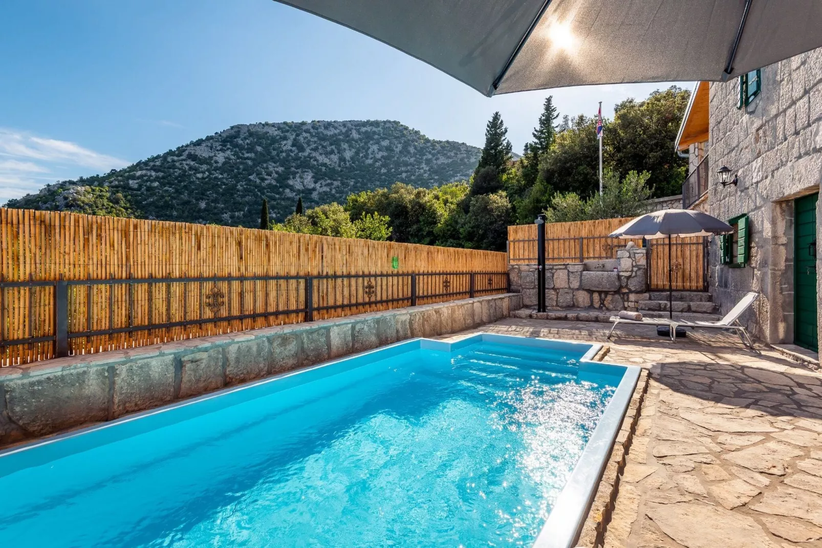Villa Lazini Dvori - Two Bedroom Stone House Villa with Private Pool-Pool