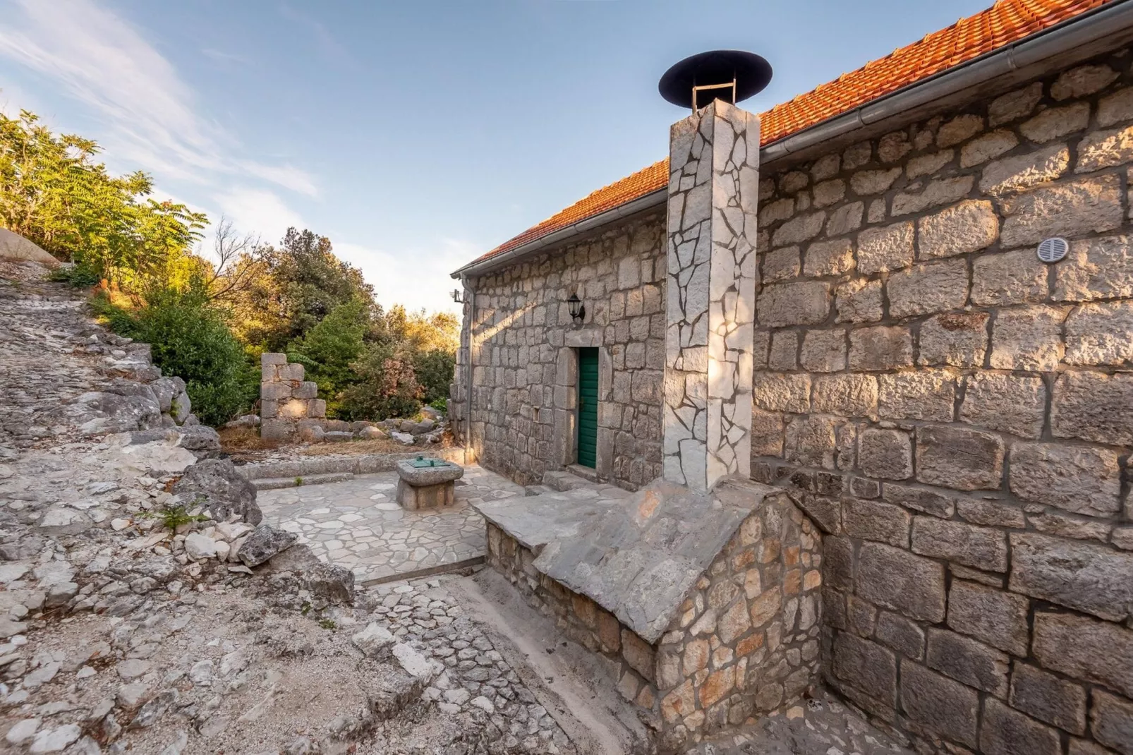 Villa Lazini Dvori - Two Bedroom Stone House Villa with Private Pool-Outdoor