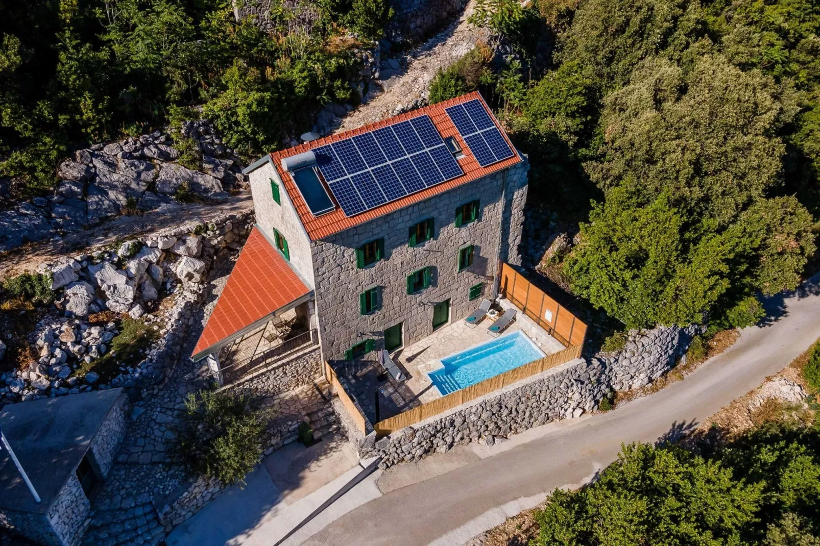 Villa Lazini Dvori - Two Bedroom Stone House Villa with Private Pool-View