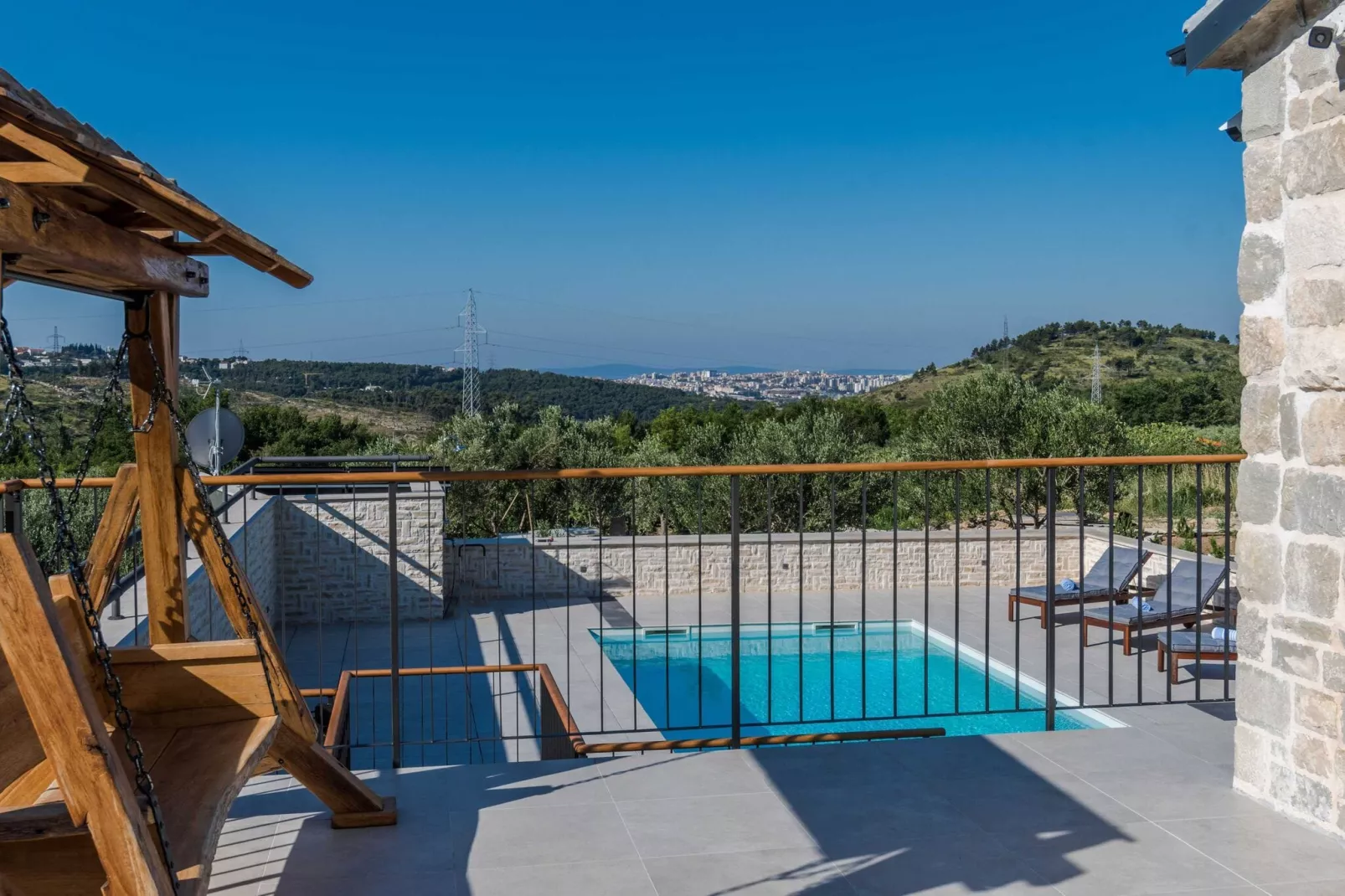 Villa Manda Korina - Three-Bedroom Villa with Private Pool-Terrasse
