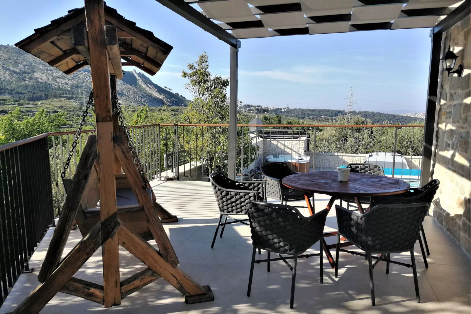 Villa Manda Korina - Three-Bedroom Villa with Private Pool-Terrasse