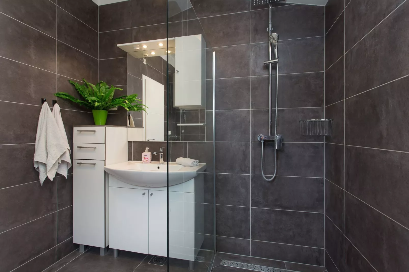 Villa Tomic - Four-Bedroom Villa with Private Pool-Bathroom