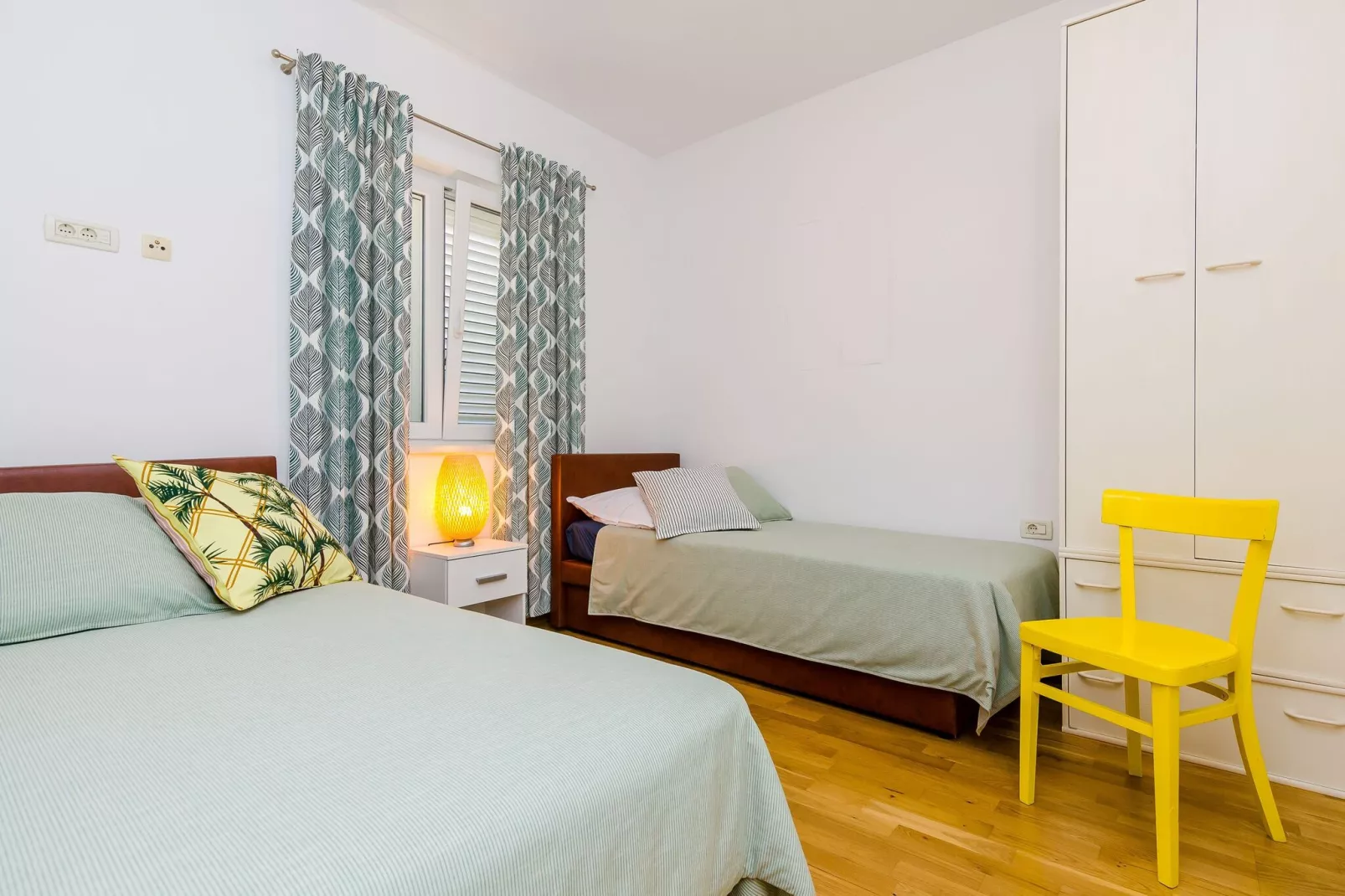 Private Garden Apartment Dubrovnik - Two-Bedroom Apartment with Garden and Terrace-Bedroom
